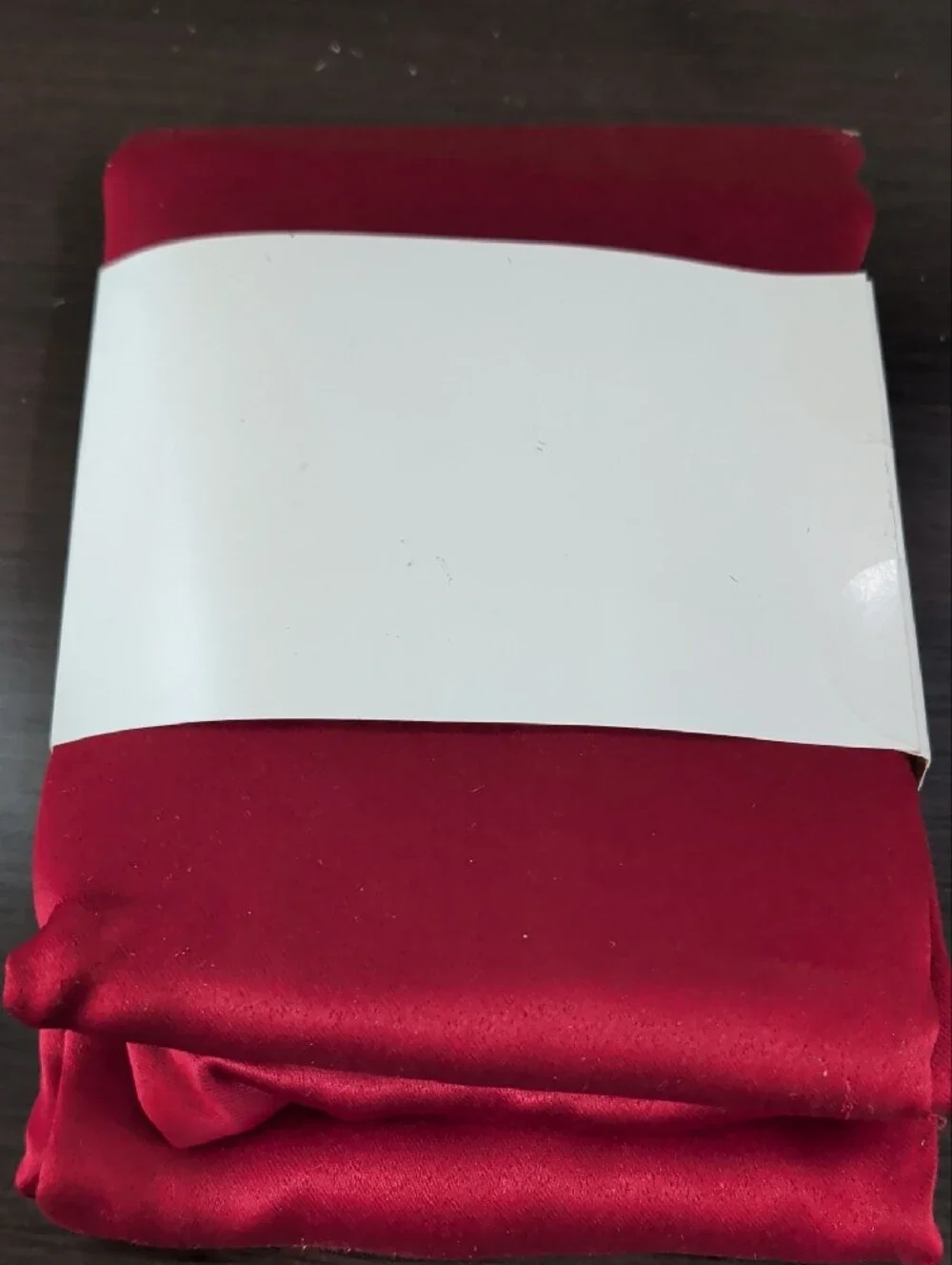 Mainstays Red Rod Pocket Curtain Panel Pair